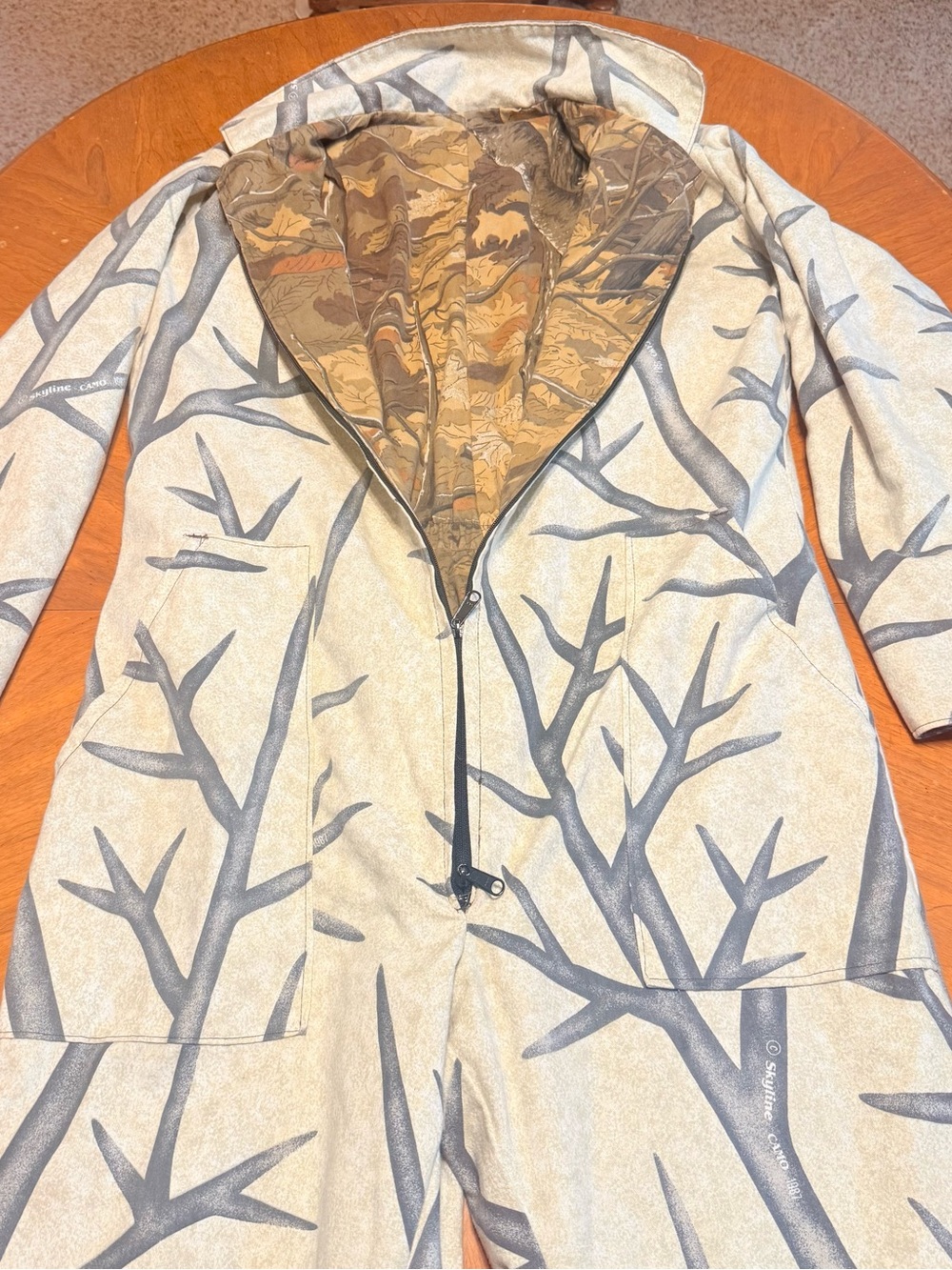 Vintage Skyline Camo Reversible Hunting Jacket/Parka – No Tag Size (Fits L/XL)